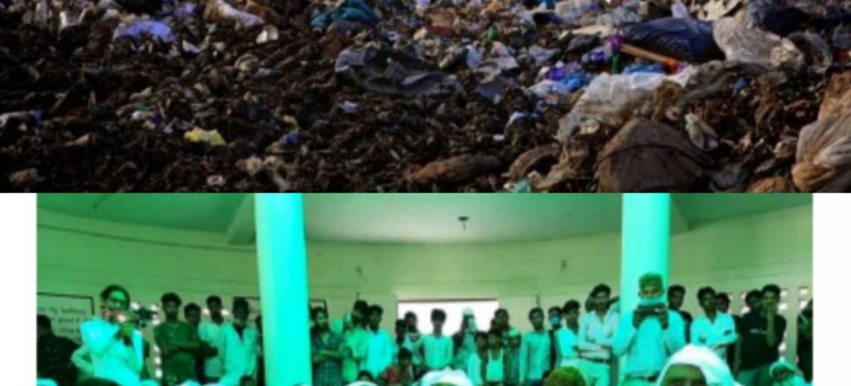 मेवात के मुसलमानों को शिक्षा का वादा कर दिया कूड़े का पहाड़, वाह रे खट्टर सरकार…