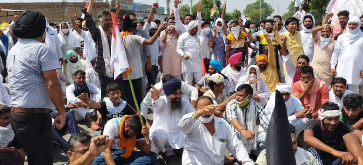 किसान तो सडक़ों पर उतरे लेकिन मज़दूर नदारद…