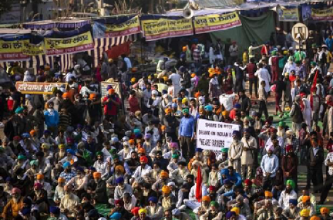 किसान आन्दोलन के समय ट्रेड यूनियनों की अनुपस्थिति…