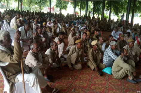 सरकार से वार्ता के आश्वासन के बाद चौकीदारों का महापड़ाव खत्म