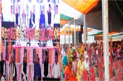 पतन ढकने के लिये हुई अमितशाह की उत्थान रैली शहर की सजावट ऐसी कि टाट पर मखमल के पैबंद