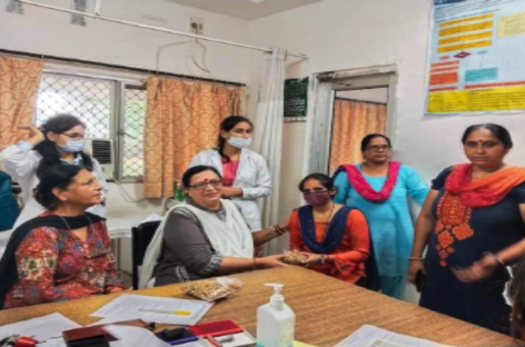 विधायक सीमा त्रिखा को बीमार बीके अस्पताल की सुध लेने की सूझी