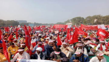 दिल्ली में मज़दूरों की हुंकार, लेबर कोड के विरोध में आक्रोश मार्च
