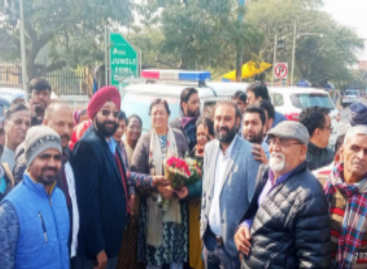 सूरजकुंड रोड निर्माण का एक माह पूर्व खट्टर ने और अब सीमा त्रिखा ने किया उद्घाटन