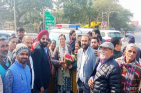 सूरजकुंड रोड निर्माण का एक माह पूर्व खट्टर ने और अब सीमा त्रिखा ने किया उद्घाटन
