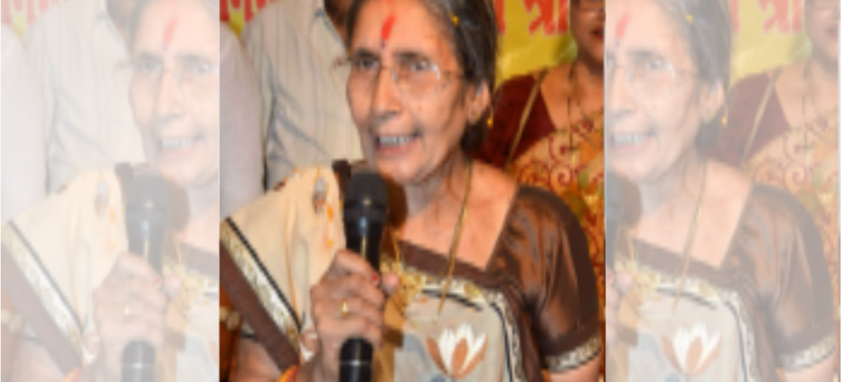 महिला दिवस पर यशोदाबेन को सलाम!