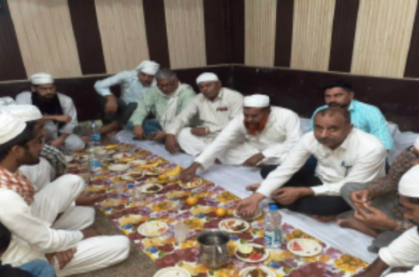 ऊंचागांव जामा मस्जिद में दिखा नवरात्र और रमजान का संगम