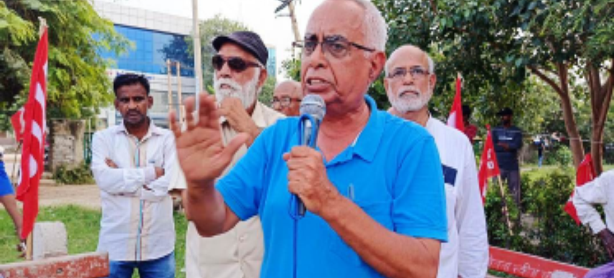 ‘जॉइंट ट्रेड यूनियन कौंसिल, फऱीदाबाद का शांति-सद्भावना मार्च