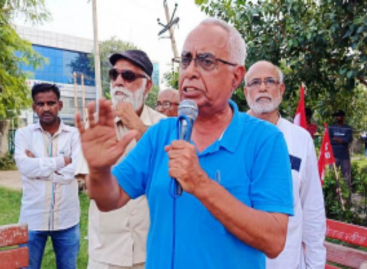 ‘जॉइंट ट्रेड यूनियन कौंसिल, फऱीदाबाद का शांति-सद्भावना मार्च