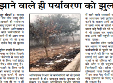 आग बुझाने वाले ही पर्यावरण को झुलसा रहे
