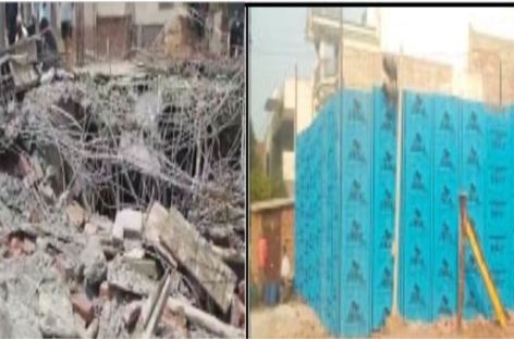 निर्माण तोडऩे से तिलमिलाई मंत्री सीमा त्रिखा, अधिकारी को धमकाया कार्रवाई के दूसरे दिन ही फिर से शुरू हो गया निर्माण कार्य