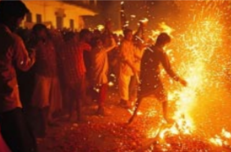 नंगे पांव आग पर चलने की कला