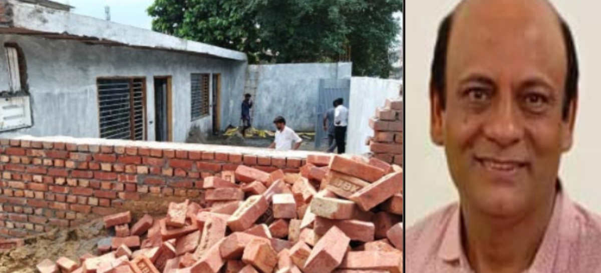 धनेश अदलखा : मंत्री का हाथ है तो सरकारी जमीन हमारी है