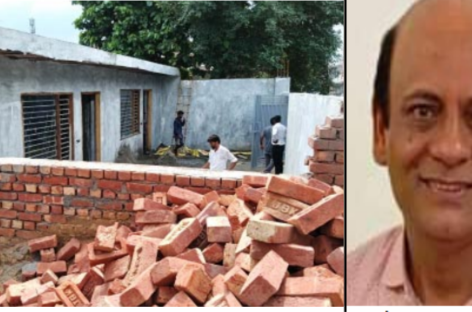 धनेश अदलखा : मंत्री का हाथ है तो सरकारी जमीन हमारी है