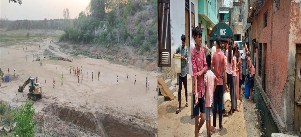 बडख़ल झील भरने पर खर्च कर दिए सौ करोड़ जनता पेयजल को तरस रही