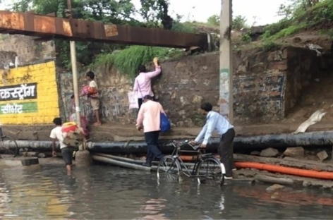 सड़क निर्माण में अक्षम एफएमडीए अब एनएचपीसी अंडरपास का जलभराव रोकेगा