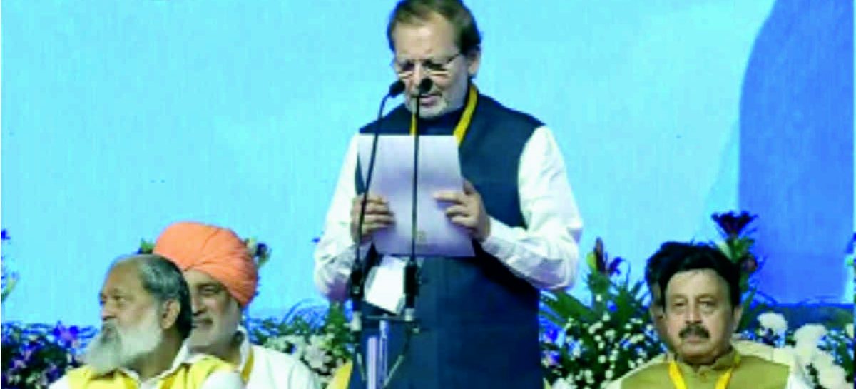 अदलखा ज्य़ादा शर्मिंदा न हों, उससे भी बड़ा महारती अरविंद मौजूद है सैनी कैबिनेट में