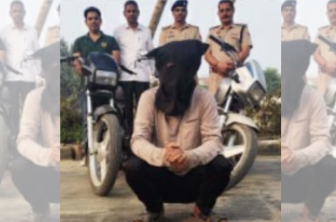 एंटी आटो थेफ्ट टीम ने दो पहिया वाहन चोरी गैंग के सदस्य को पकड़ा, तीन वाहन किए बरामद