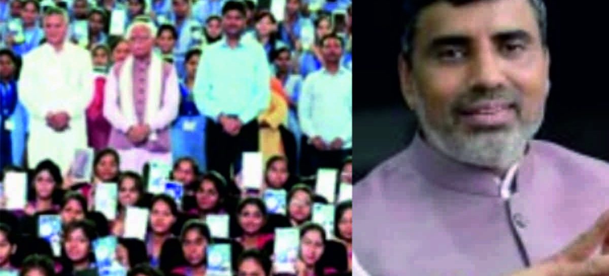 टैबलेट पाखंड बंद, सही पकड़ा शिक्षामंत्री ढांडा ने