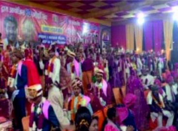 सर्व जातीय सामूहिक विवाह में 80 जोड़े दांपत्य सूत्र में बंधे