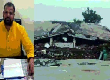 गांव अनंगपुर उजडऩे के बाद मोदी के मंत्री कृष्ण पाल गूजर वार्ता करने लगे