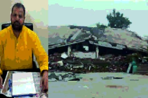 गांव अनंगपुर उजडऩे के बाद मोदी के मंत्री कृष्ण पाल गूजर वार्ता करने लगे
