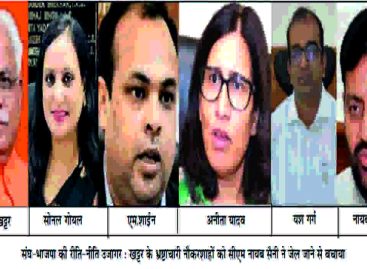 चार भ्रष्ट आईएस अधिकारियों के समर्थन में नंगी होकर उतरी है हरियाणा सरकार