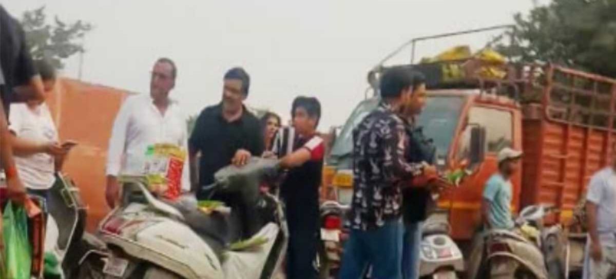दोहराई गई लापरवाही, प्याली चौक पर खुलेआम बिके पटाखे, प्रशासन बना मूक दर्शक
