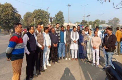 जिला कांग्रेस कमेटी शहरी ने संविधान दिवस पर लिया संविधान रक्षा का संकल्प