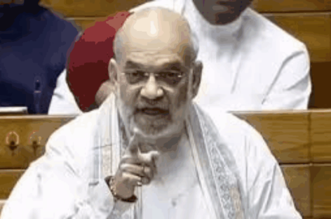 गृहमंत्री अमितशाह ने महात्मा गांधाी को वोट चोर बताया
