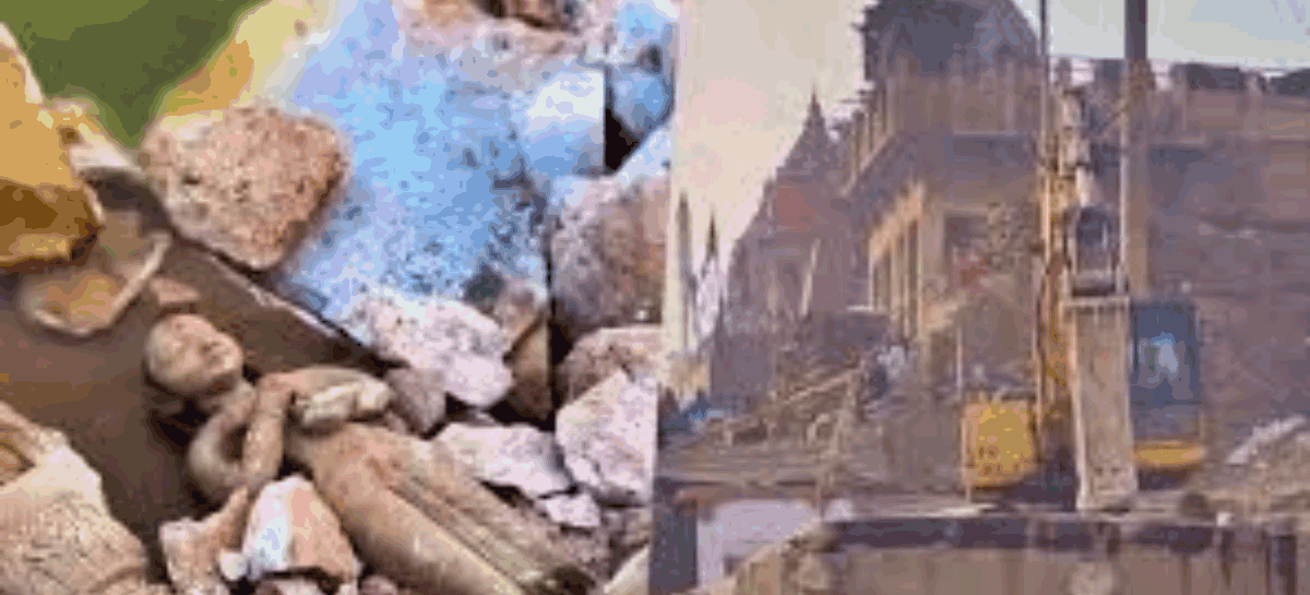 काशी में मूर्तियों की तोडफ़ोड़