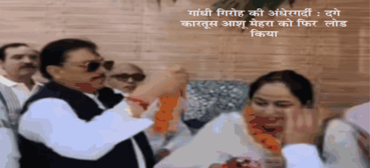 सेक्टर 14 आरडब्ल्यूए में गांधी गिरोह का नंगा नाच
